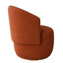 Ver imagem 4 de Poltrona Orgânica Maya Bouclê Terracota Sala Quarto Recepção