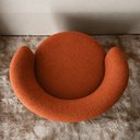 Ver imagem 6 de Poltrona Orgânica Maya Bouclê Terracota Sala Quarto Recepção