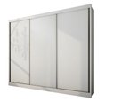 Ver imagem 1 de Guarda Roupa Casal Arezzo 3 Portas 4 Gavetas Novo Horizonte Neve
