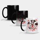 Ver imagem 1 de Caneca Mágica Muda de Cor Cachorro Casal Apaixonado Amor Namorados 9