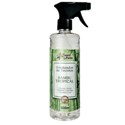 Água Perfumada Home Spray Lençois Roupas e Tecidos Aromatizador Ambiente Tecidos 500ml - Bambu - 1