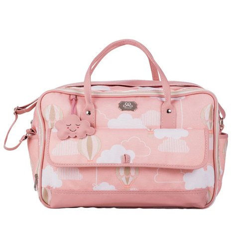 Bolsa Maternidade Média Nuvem Rosa Momole