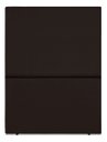 Ver imagem 2 de Cabeceira Cama Box Organica Solteiro 90cm Luna Suede C/frame Marrom