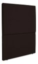 Ver imagem 3 de Cabeceira Cama Box Organica Solteiro 90cm Luna Suede C/frame Marrom
