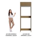 Ver imagem 7 de Porta Geladeira Madesa Glamy 1 Porta Basculante Rustic