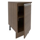 Ver imagem 5 de Balcão Armário de Cozinha 35 cm 1 Porta Rustic Glamy Madesa
