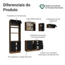 Ver imagem 4 de Armário de Cozinha Completa 270 cm Rustic/Preto Agata Madesa 13