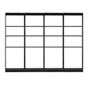 Ver imagem 3 de Guarda-Roupas Closet Modulado Alasca 240cm 4 Peças com 12 Prateleiras Preto Touch Carraro