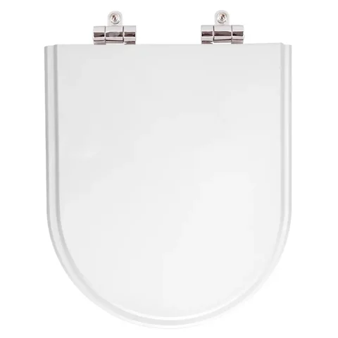 Assento Sanitario com Amortecedor Meridian Branco para vaso Roca
