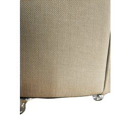 Puff Redondo Baú Não É Segredo Debrum Linho Bege 54x60 Ns0607 - 4