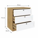Ver imagem 7 de Conjunto Escritório Modular 6 Peças com Escrivaninha Provençal 100% MDF 240x337,5cm Yescasa Bege