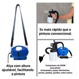 Pulverizador Elétrico para Pintura em Geral 220v e 650 Watts - 2