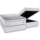 Ver imagem 1 de Conjunto Box Baú Casal: Colchão Molas Herval Ensacadas Maxspring C1723 + Base Crc Linhão White (