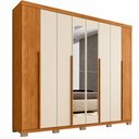 Ver imagem 2 de Guarda Roupa Casal com Espelho 8 Portas 4 Gavetas Magnato Lux Caemmun