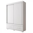 Ver imagem 4 de Guarda-Roupa Solteiro 2 Portas de Correr 2 Gavetas Sereno Caemmun