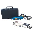 Ver imagem 1 de Kit Micro Retífica 40 Pçs Acessórios Ferramentas 250w C/ Maleta Retificadeira 220v Importway Iwkmr40