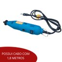 Ver imagem 5 de Kit Micro Retífica 40 Pçs Acessórios Ferramentas 250w C/ Maleta Retificadeira 220v Importway Iwkmr40