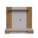 Ver imagem 3 de Painel para TV Monte Nobre 55 Polegadas 136cm MDP Cinamomo Off White Bechara Móveis
