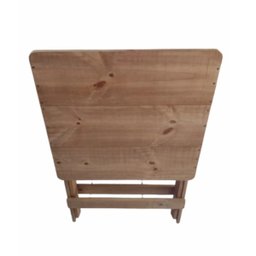 Mesa Madeira Dobrável Pinus Cor Cerejeira - Volpato - 3