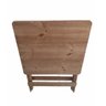 Mesa Madeira Dobrável Pinus Cor Cerejeira - Volpato - 3