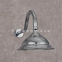 Ver imagem 4 de Ducha Chuveiro Redondo Retro Inox 20cm Coari Pingoo.casa - Prata