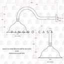 Ver imagem 5 de Ducha Chuveiro Redondo Retro Inox 20cm Coari Pingoo.casa - Prata