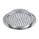 Ver imagem 2 de Ducha Chuveiro Redondo Retro Inox 20cm Coari Pingoo.casa - Prata