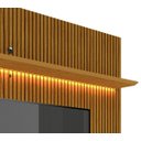 Ver imagem 4 de Rack Sublime com Painel Requinte 2.2 Naturale com Off White - Gelius Móveis