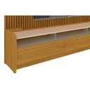 Ver imagem 3 de Rack Sublime com Painel Requinte 2.2 Naturale com Off White - Gelius Móveis