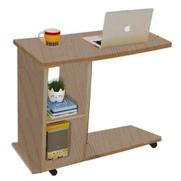 Mesa com Rodizio em Mdf Madeirado - 5