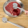 Martelo Batedor Amaciador de Carne Profissional Manual de Zinco - 5