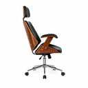 Ver imagem 5 de Cadeira de Escritório Presidente Giratória com Apoia Cabeça Office Lisboa