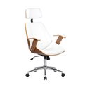 Ver imagem 5 de Cadeira de Escritório Presidente Giratória com Apoia Cabeça Office Lisboa