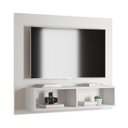 Ver imagem 6 de Painel Para Tv Até 44 Polegadas Com Nichos Madri - Branco Fosco