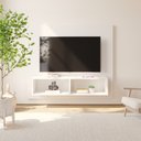 Ver imagem 1 de Painel Para Tv Até 44 Polegadas Com Nichos Madri - Branco Fosco