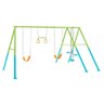 Balanço de Jardim Infantil Quatro Posições Trapézio de Ginástica Gangorra e Assentos Intex - 1