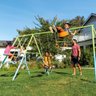 Balanço de Jardim Infantil Quatro Posições Trapézio de Ginástica Gangorra e Assentos Intex - 2