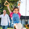 Balanço de Jardim Infantil Quatro Posições Trapézio de Ginástica Gangorra e Assentos Intex - 3