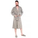 Ver imagem 1 de Roupão Masculino em Soft Murilo Tamanho G Cor Cinza