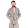 Roupão Masculino em Soft Murilo Tamanho G Cor Cinza - 2