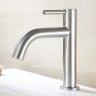 Torneira Lavatório Mesa Baixa Aço Inox 304 Escovado 1/4 - 2