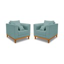 Ver imagem 1 de KIT 02 Poltrona beny VERDE  VERDE OLIVA