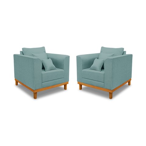 KIT 02 Poltrona beny VERDE  VERDE OLIVA