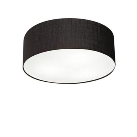 Plafon para Banheiro Cilíndrico Sb-3046 Cúpula Cor Preto