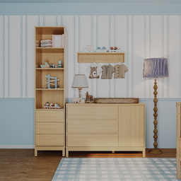 Cômoda para Quarto 3 Gavetas e 1 Porta Mdf Carvalho Malva 3 Gavetas e 1 Porta Linha Soley - 5