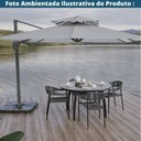 Ver imagem 7 de Kit 4 Cadeiras Empilhável Laguna Trancoso Fratini Aluminio Preto Assento Trama Corda Náutica Preto