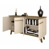 Buffet Opala Com Painel Chanel Off White Com Cinamomo - 2
