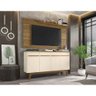 Buffet Opala Com Painel Chanel Off White Com Cinamomo - 4