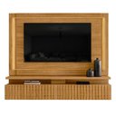 Ver imagem 7 de Estante Painel para Tv 75 Pol 216cm Mical Z10 Cumaru - Mpozenato