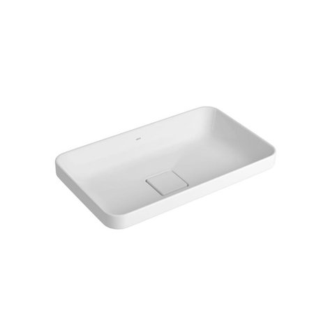 Cuba Sobrepor Retangular 50x30cm Branco Deca